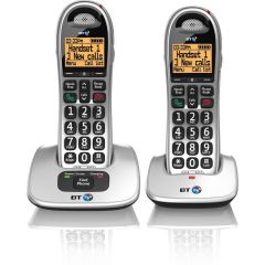 BT 4000 DECT Cordless Big Button Telephone with Call Blocker (Twin)