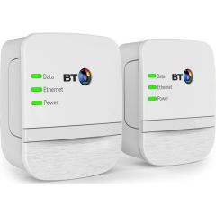 BT Broadband Extender 600 Powerline Adapter Kit (Twin)