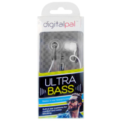 Value Ultra Bass In-Ear Headphones White/Black