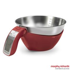 Morphy Richards Accents 3-in-1 Jug Scales Red