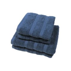 Hilton Collection 100% Cotton 4pc Towel Bale (Bath/Hand) Navy