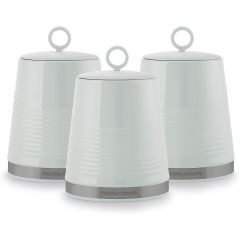 Morphy Richards Dune Set of 3 Storage Canisters Sage Green