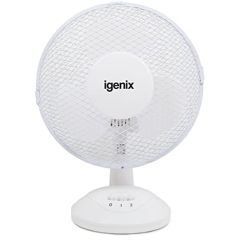 Igenix DF9010 9" Desk Fan White
