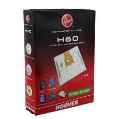 Hoover H60 PureHEPA Vacuum Cleaner Bags (Pack of 4)