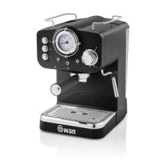 Swan SK22110BLN Retro Pump Espresso Coffee Machine Black