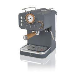 Swan SK22110GRYN Nordic Swan Pump Espresso Coffee Machine Grey