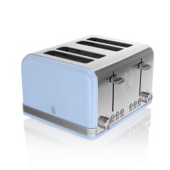 Swan ST19020BLN 4-Slice Retro Toaster Blue
