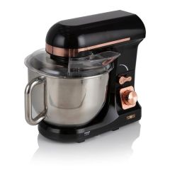 Tower T12033GBF 1000W Stand Mixer with Glass Bowl Black/Rose Gold