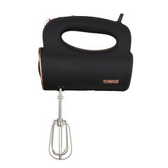 Tower Cavaletto 300W Hand Mixer Black/Rose Gold