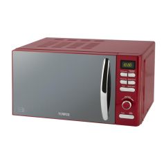 Tower T24019R 800W 20L Digital Microwave Oven Red
