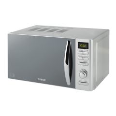 Tower T24019S 800W 20L Digital Microwave Oven Silver
