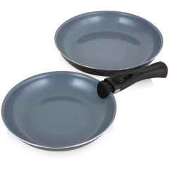 Tower Freedom Stackable 24/28cm Frying Pan Set Graphite (3pc)
