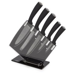 Tower T80706 5pc Groove Knife Set in Acrylic Stand