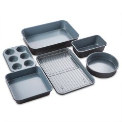 Tower Freedom 7 Piece Stacking Baking Tray Set Graphite