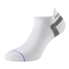 1000 Mile Ultimate Tactel Ladies Trainer Liner Socks - White - Small (1xPair)